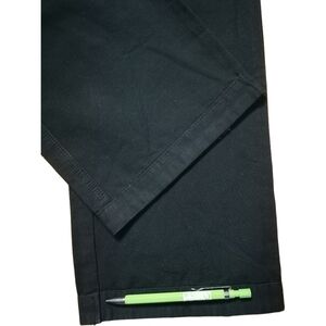 🖤 30.5"W, black high waist straight leg trousers / wide leg pants by Baleno